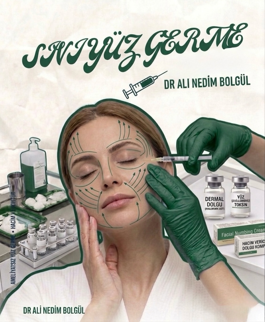 Sıvı Yüz Germe Before